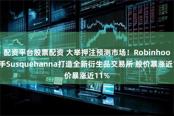 配资平台股票配资 大举押注预测市场!Robinhood联手Susquehanna打造全新衍生品交易所 股价暴涨近11%